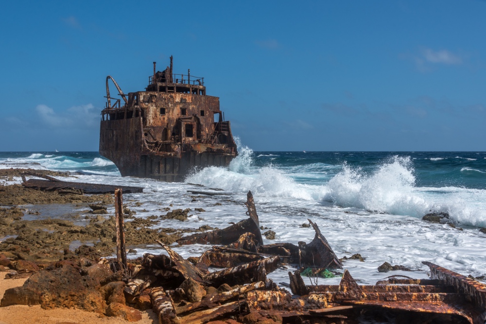 Scheepswrak op Klein Curacao