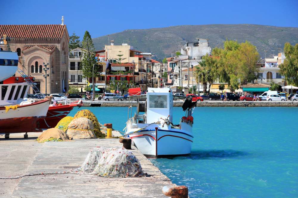 zakynthos stad griekenland