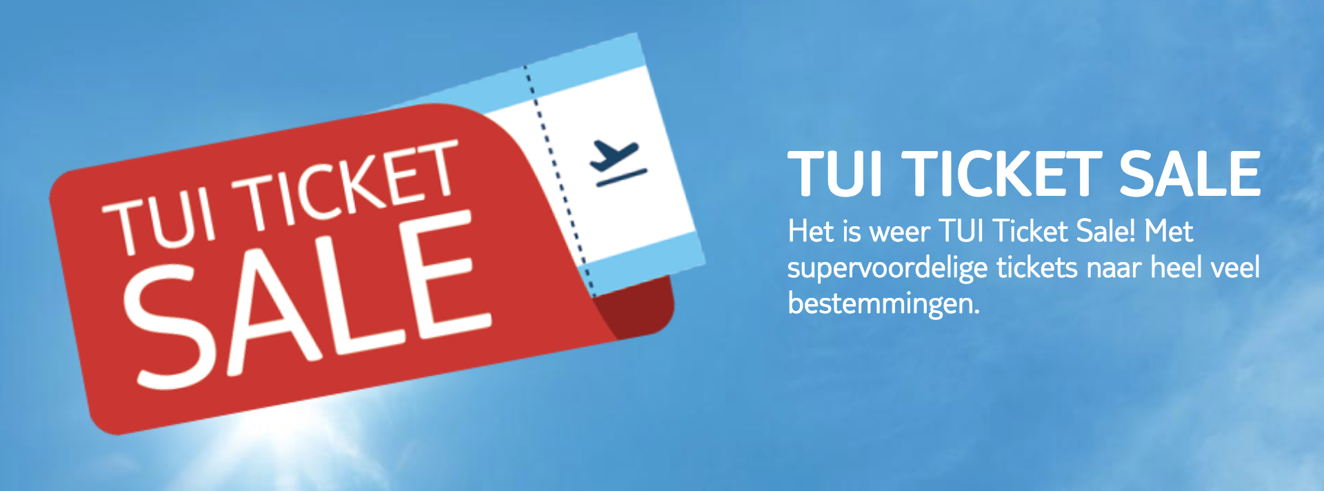 Ticket Sale TUI 2019