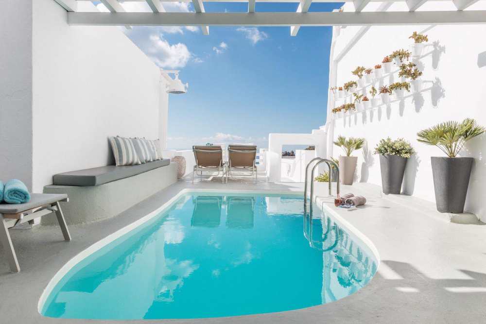 boutique hotels op Santorini