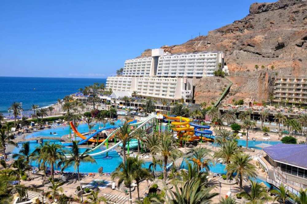 gran canaria hotel met glijbanen