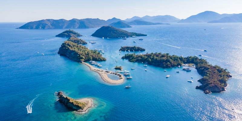 Göcek mooiste fietsroutes Turkije