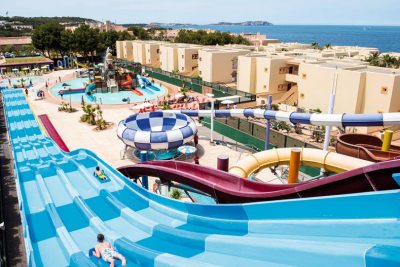 Ibiza hotel met glijbanen pret