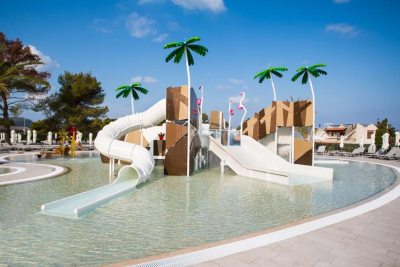 Glijbanen hotel op Ibiza