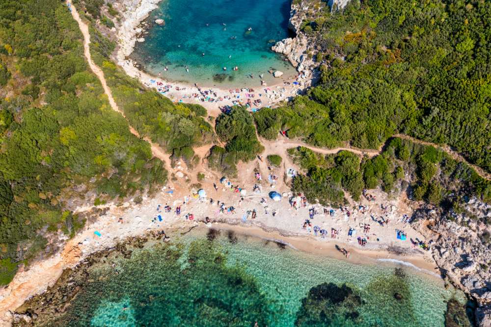 mooiste stranden corfu porto timoni