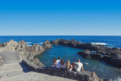 natuurlijke zwembaden in de zee op Tenerife