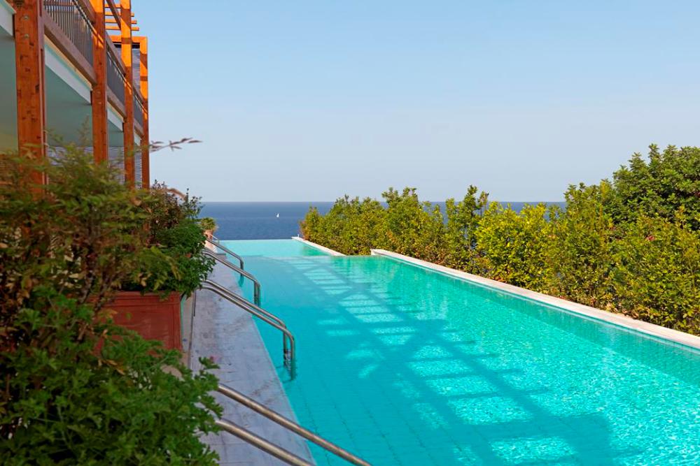 griekenland hotel met swim up kamers
