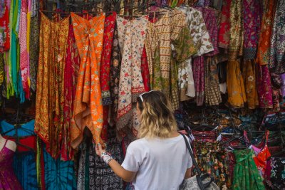 Shoppen in het centrum van Ubud