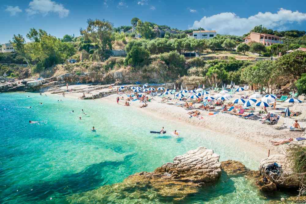 Romantische koppel vakantie Corfu