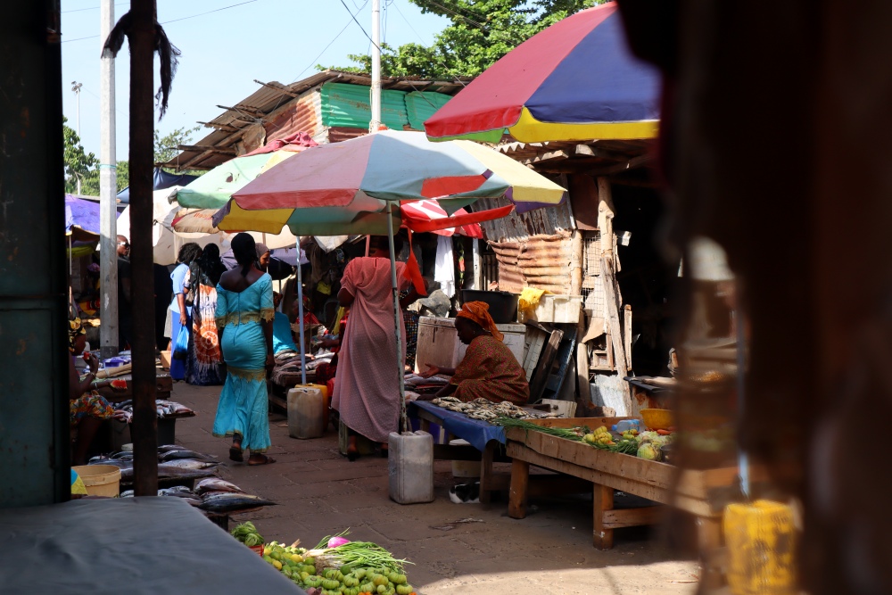 Albert market in Gambia bezoeken