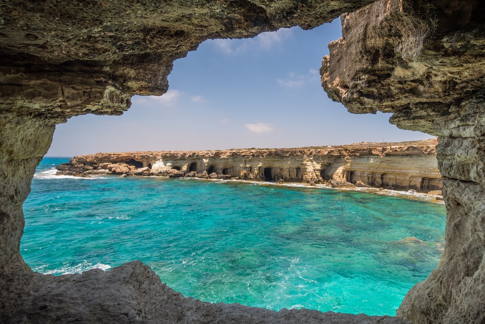 Mooiste stranden Cyprus Sea Caves Beach