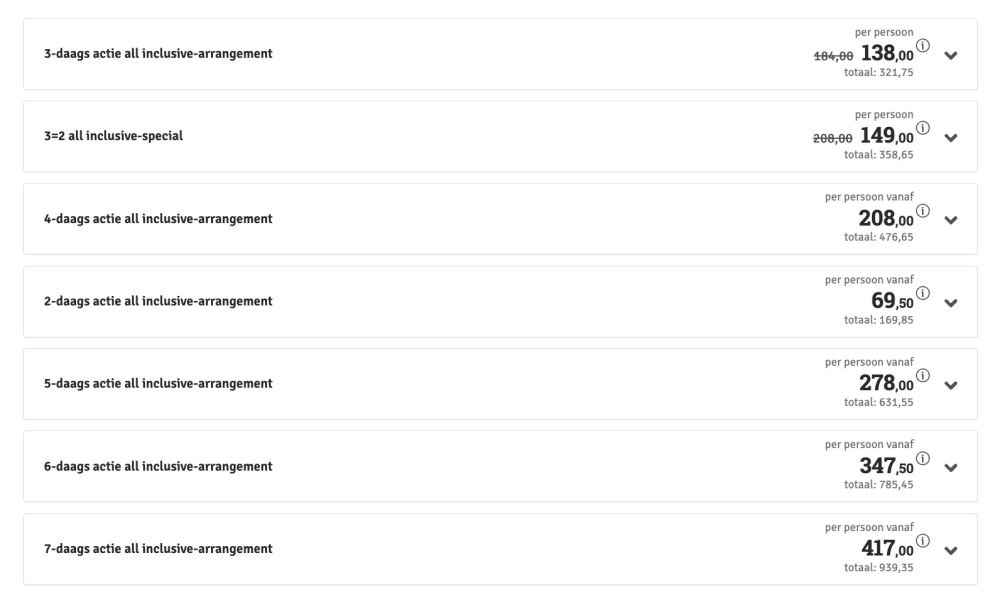 Hotel de Elderschans aanbiedingen