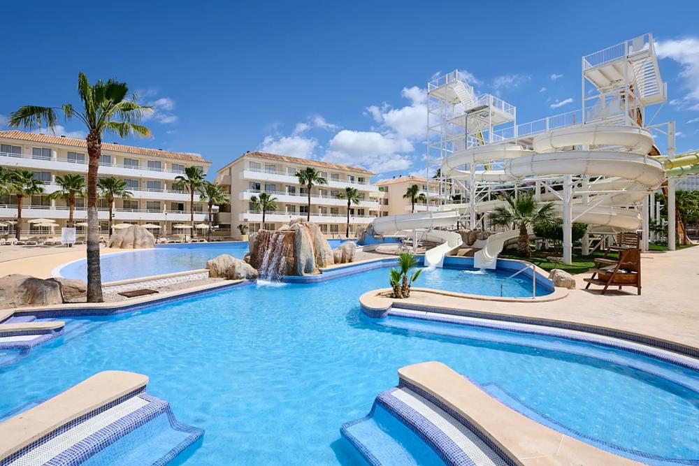 Mallorca hotel met glijbanen