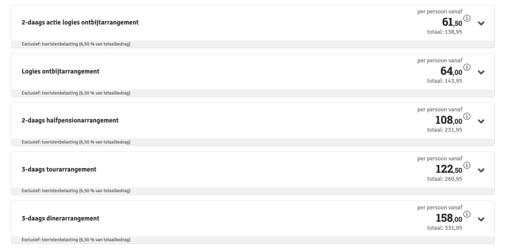 ss Rotterdam aanbiedingen