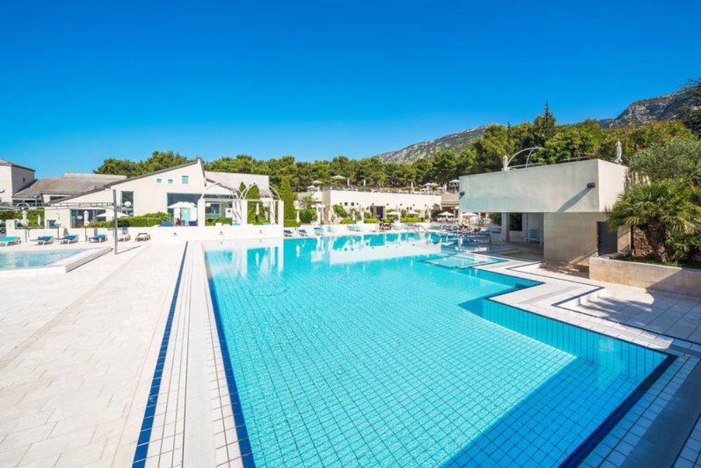 Hotel aan zee in Kroatië