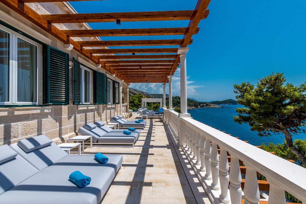 Hotel aan zee Kroatië