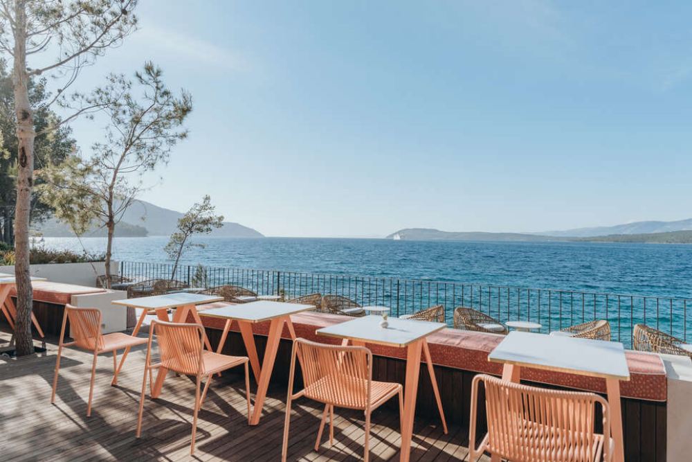 Luxe hotel aan zee in Kroatië