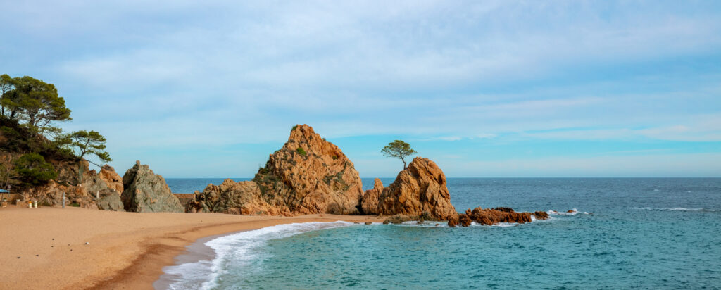 Costa Brava strand zee