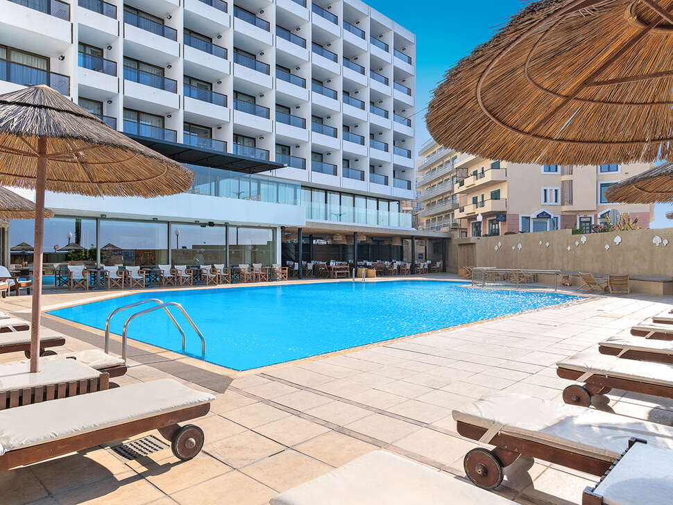Blue Sky City Beach Rhodos Griekenland