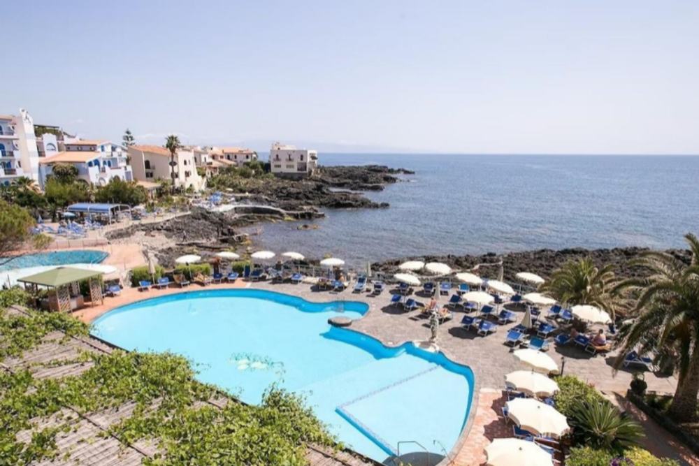 Hotel aan het strand Sicilië