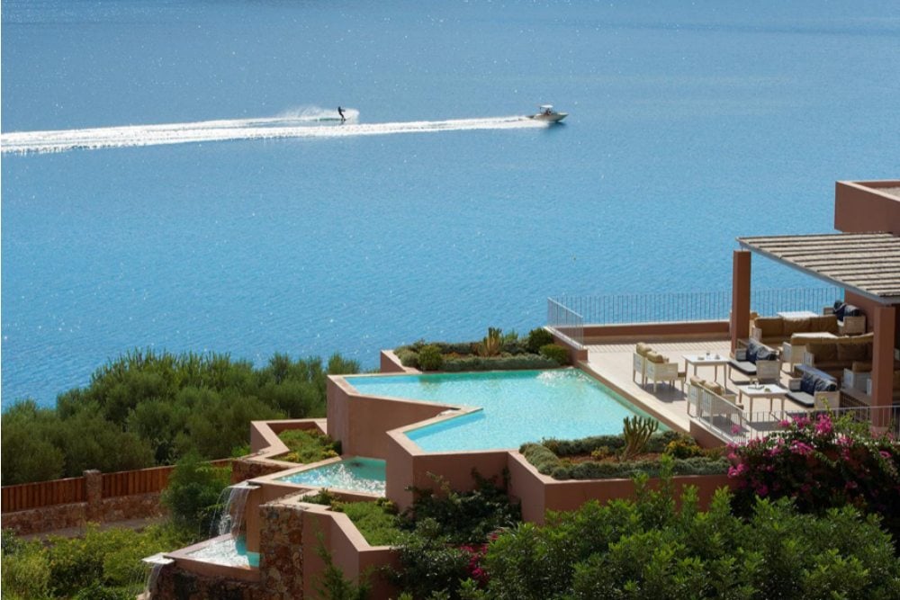 Hotel Kreta met prive zwembad met uitzicht