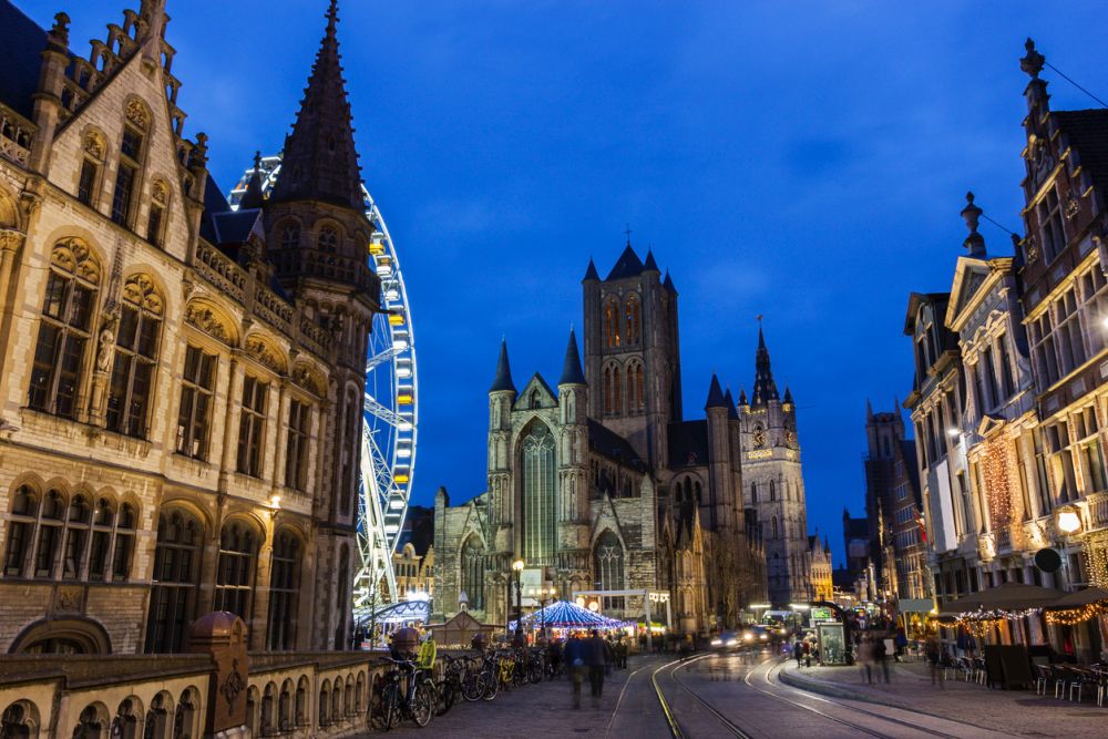 Kerstmarkt Belgie Gent