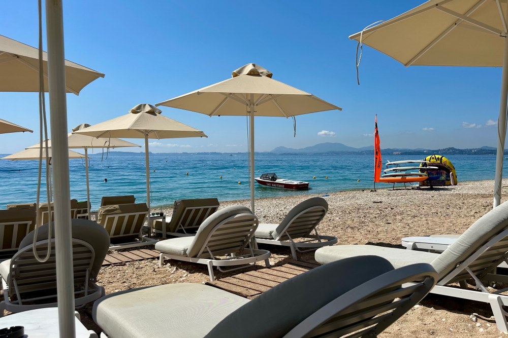 Stranden van Corfu