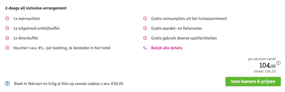 de bonte wever aanbieding