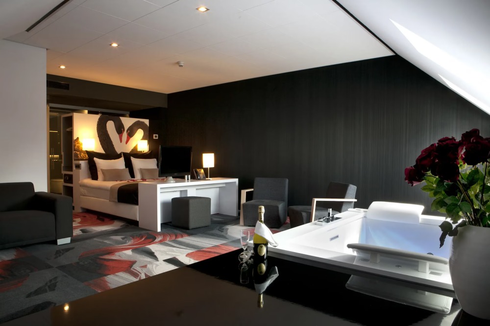 fletcher hotel met bubbelbad op kamer
