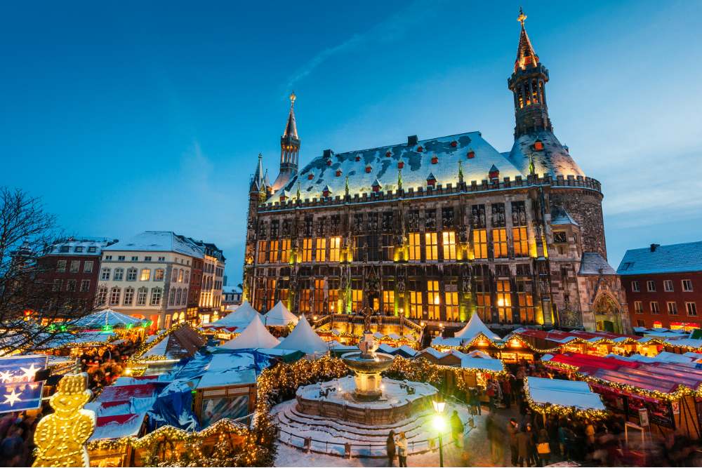 Kerstmarkt Duitsland post Aken