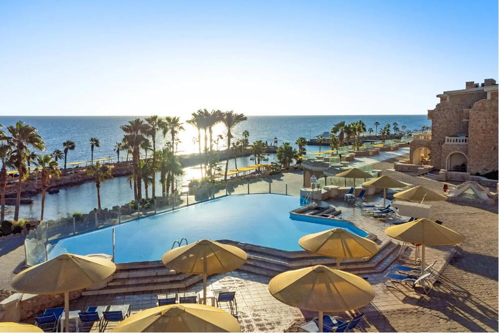 Hotel Egypte met een huisrif