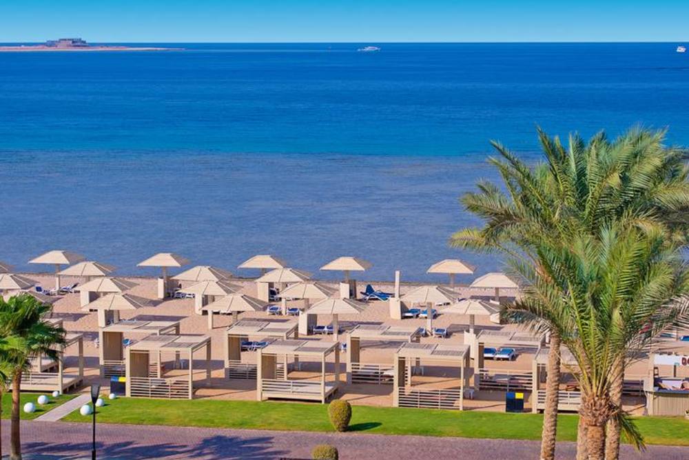 Hotel met huisrif in Egypte