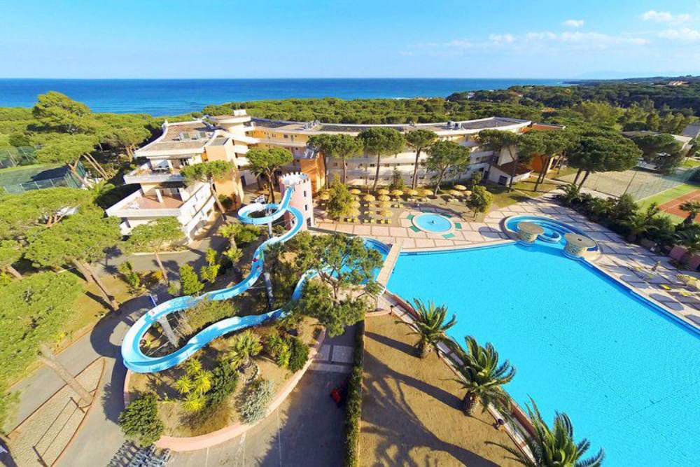 hotel met waterpark glijbaan italie