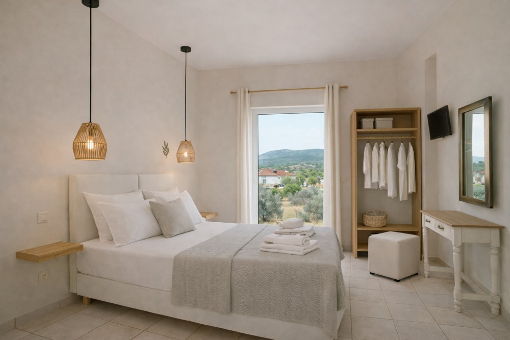 Petri Olive Houses Lesbos Griekenland