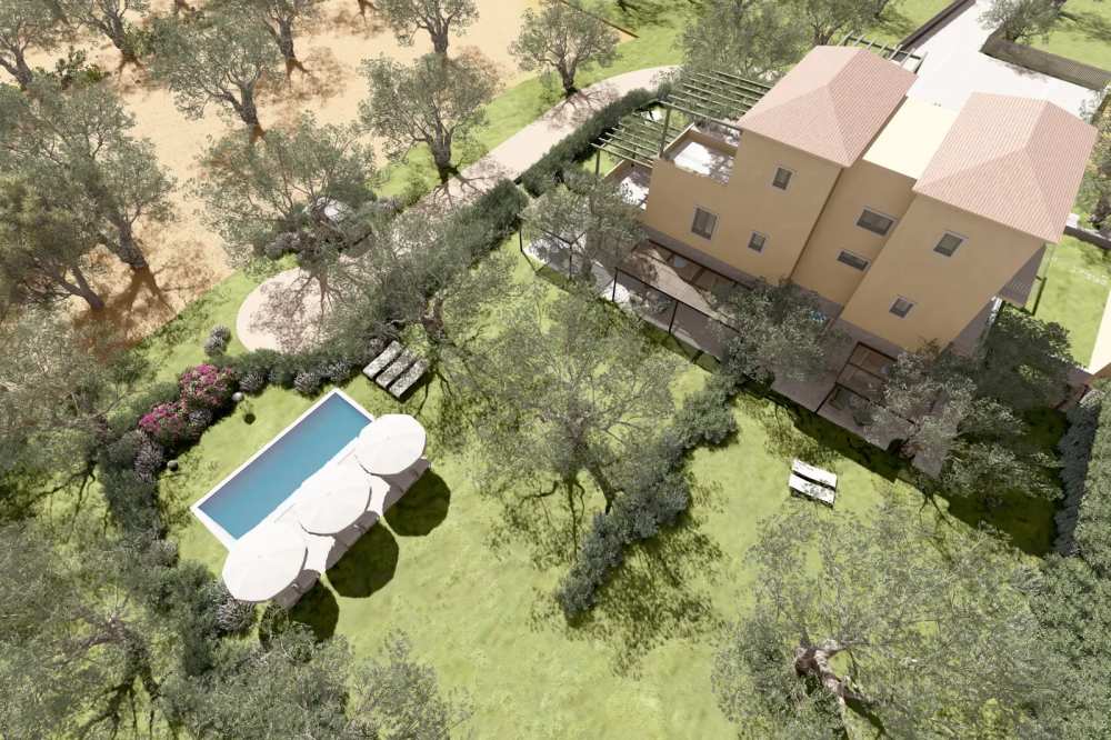 Petri Olive Houses Lesbos Griekenland