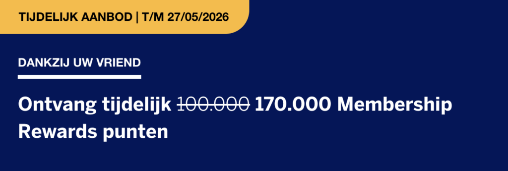amex welkomstbonus