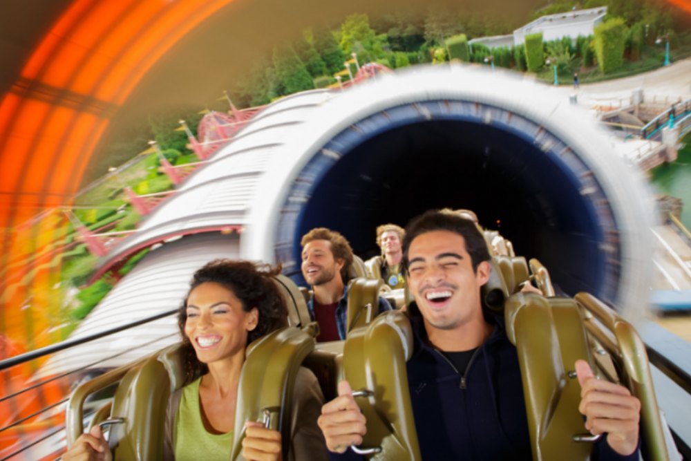 met de bus naar euro disney​
