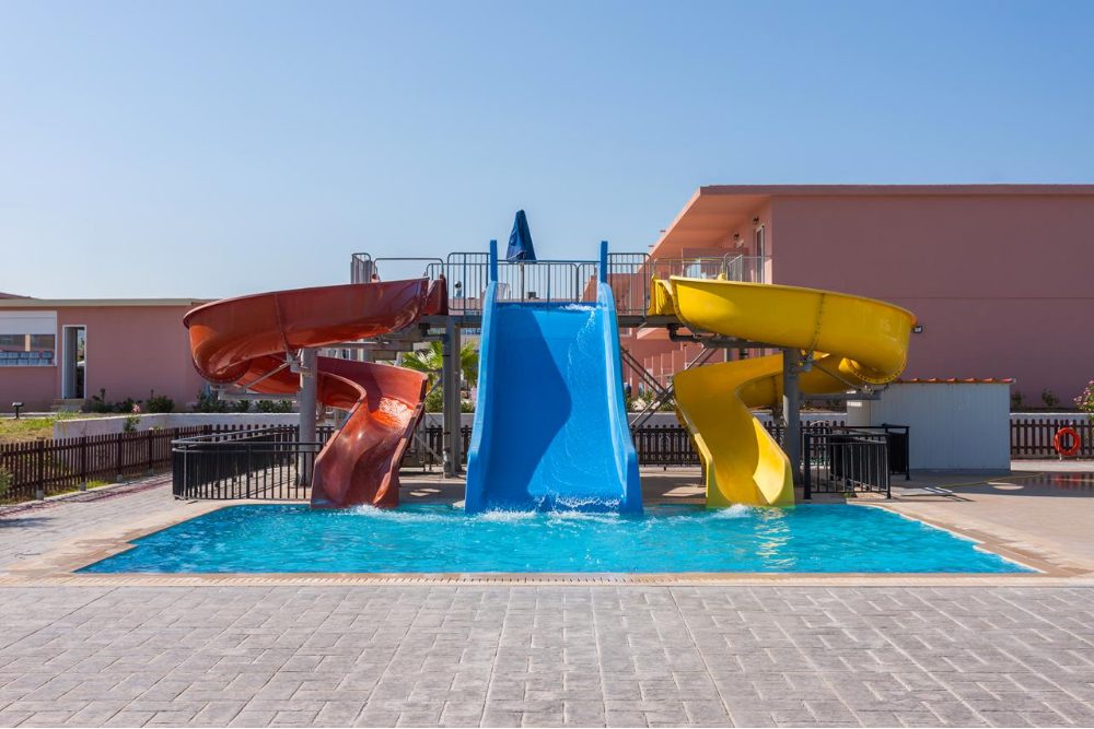 Waterpark en glijbanen op Zakynthos