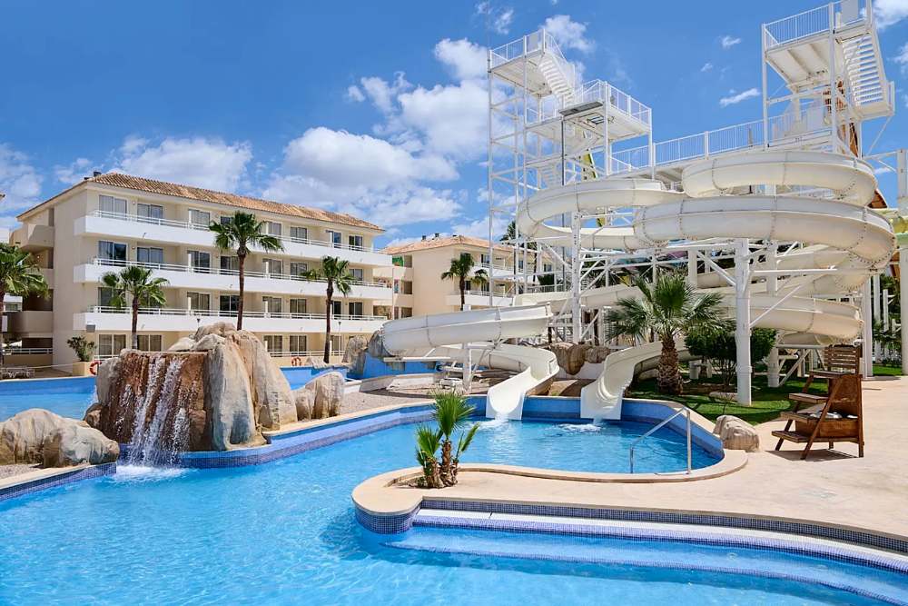 spanje hotel met glijbanen
