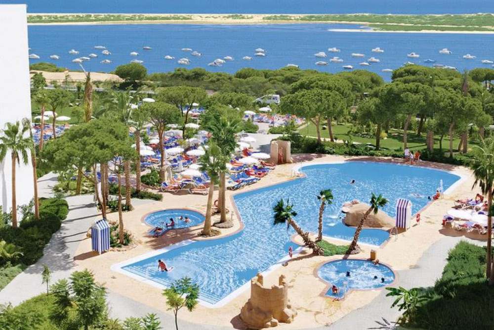 vette glijbanen bij dit hotel in Spanje