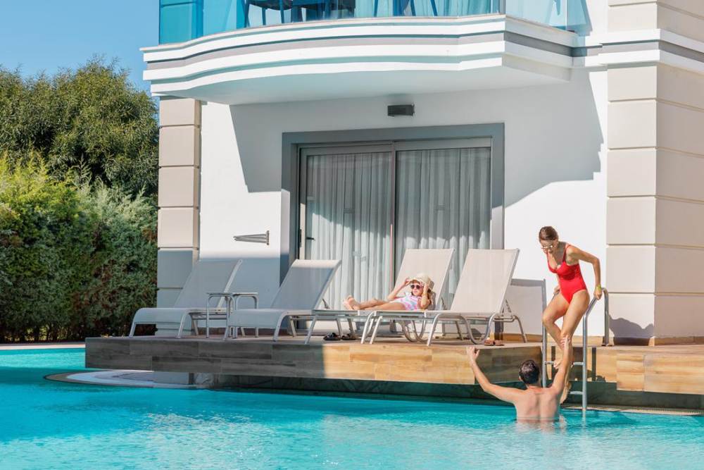 familiekamer met swim up