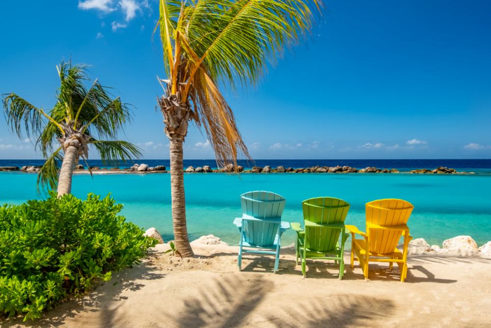 warmste landen in december Curacao