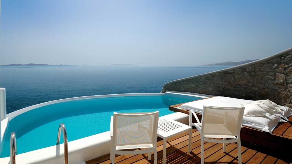 Griekenland Mykonos €90,- per persoon | super luxe hotel aanbieding