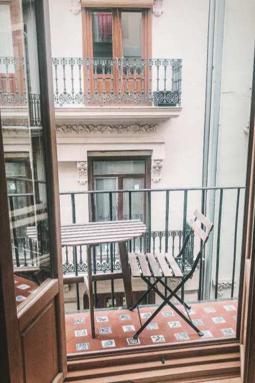 Valencia-Uitizcht-Balkon-Zitje