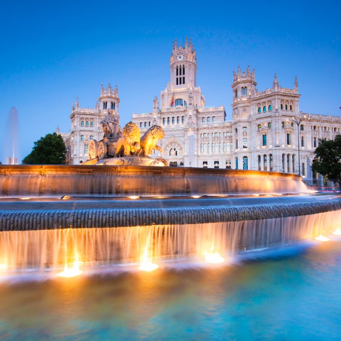 Spanje-Madrid-fontein