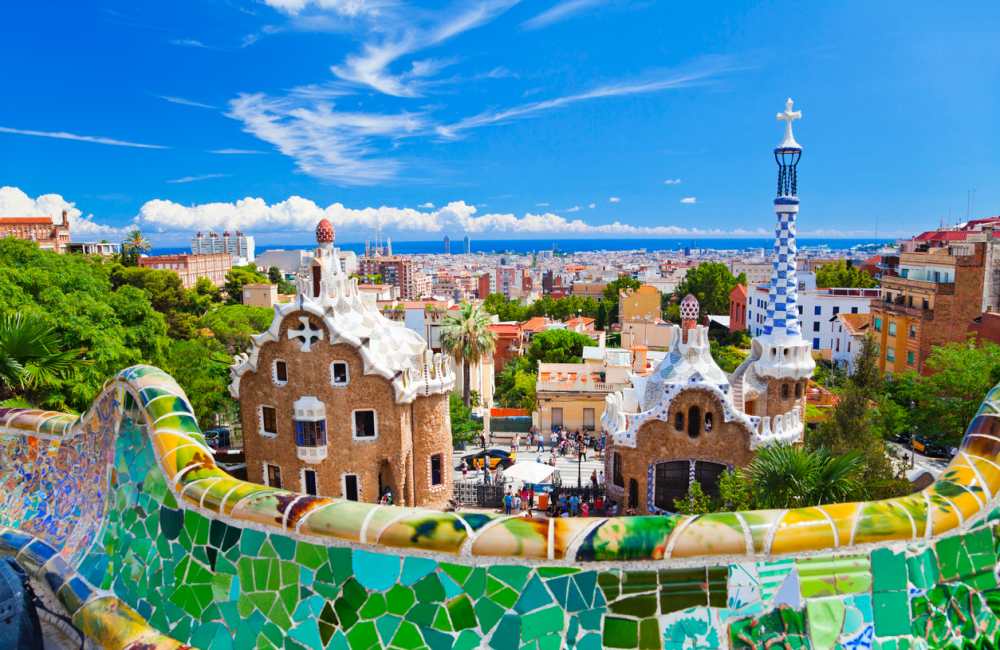 Spanje-Barcelona-park-Guell-uitzicht