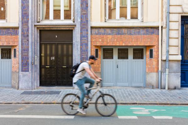 Lille Rijsel Frankrijk Fietstocht in Lille