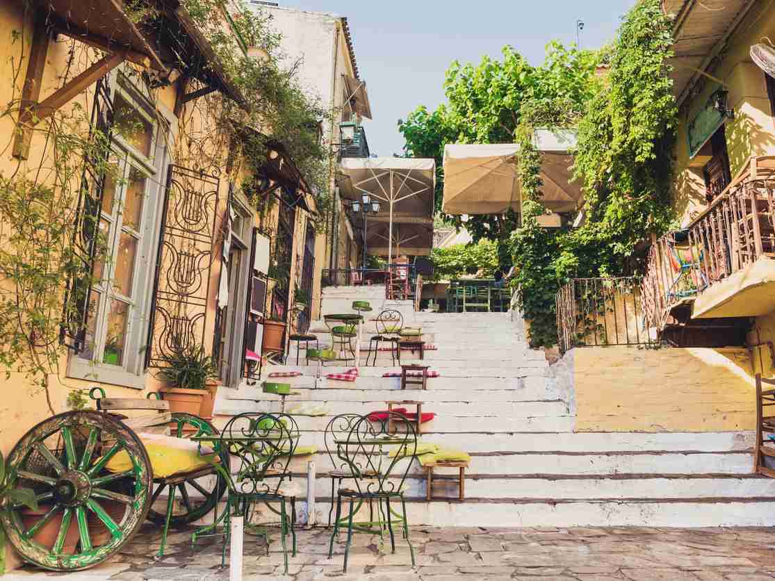wijk-plaka-athene-bezienswaardigheden Athene Griekenland