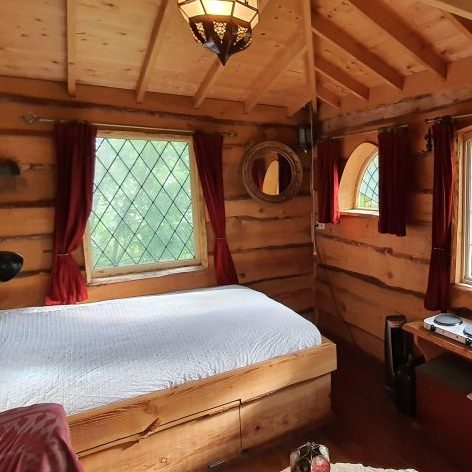 Boomhut-overnachting-nl-friesland slapen in een boomhut