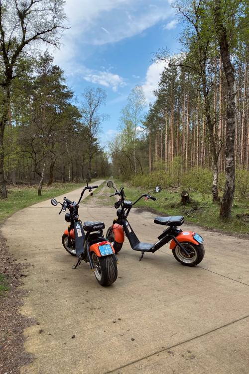 nachtje-veluwe-blog-e-choppers Uitzicht vanaf ons balkon